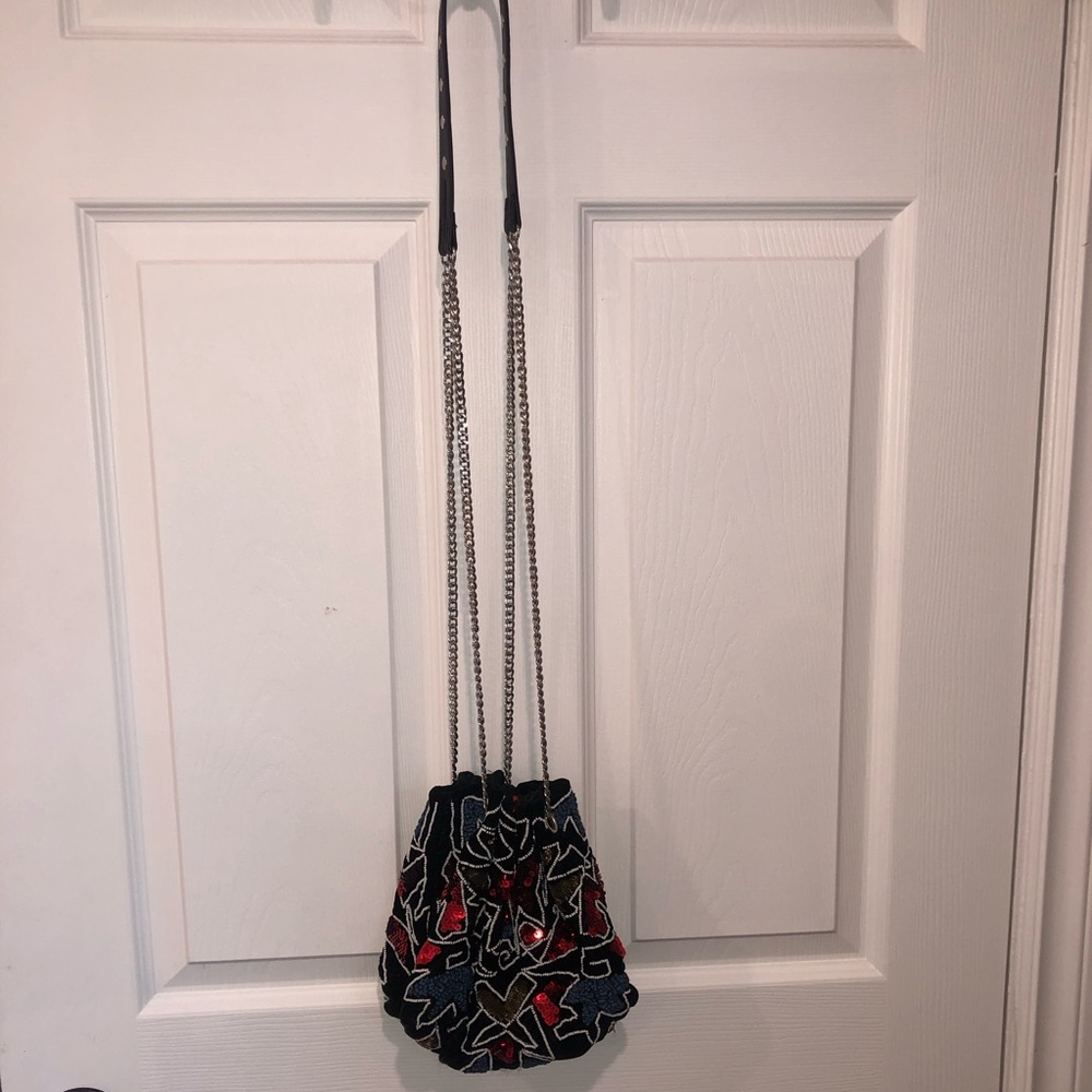 Zara sequin crossbody bag